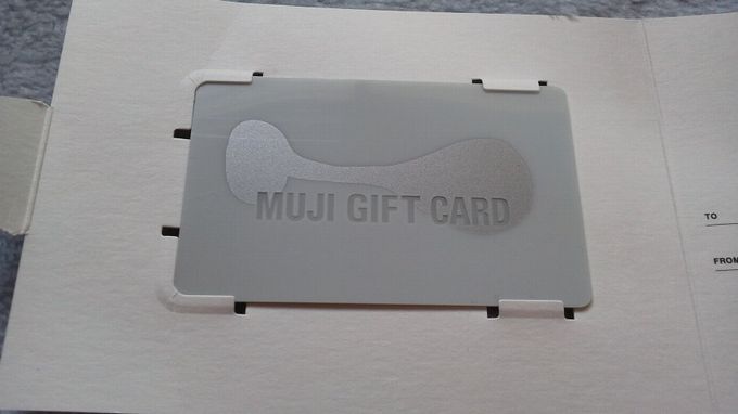 MUJIギフトカード