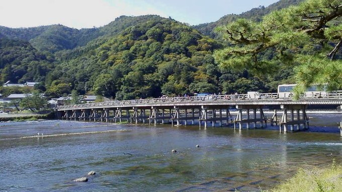 嵐山渡月橋-京都