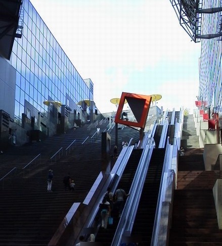 大階段-京都駅屋上