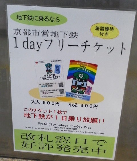 京都地下鉄フリーチケット